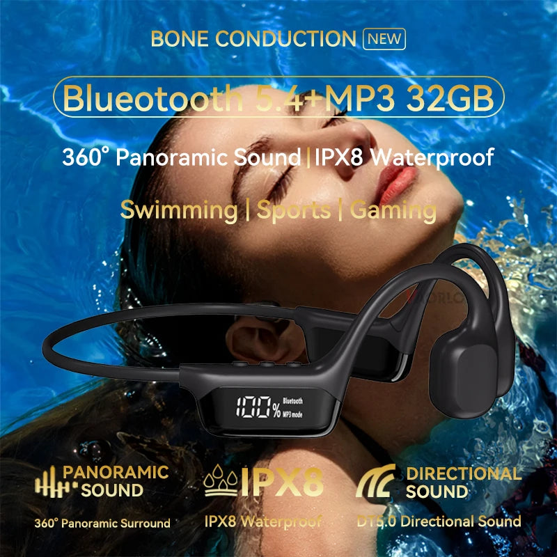 Fones de Ouvido sem Fio a Prova D'Água