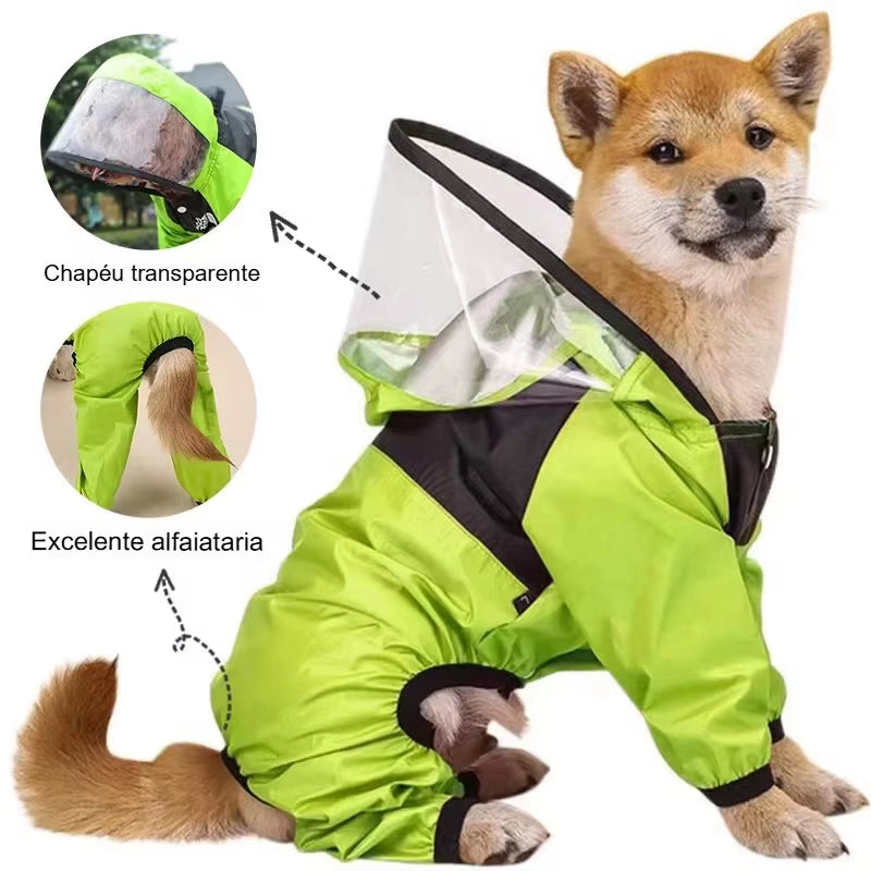 Capa de Chuva para Pets de Estimação